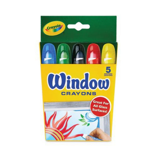 Crayola Window  5 Colors ||  الوان شمعية كرايولا ويندو كرايون ٥ لون