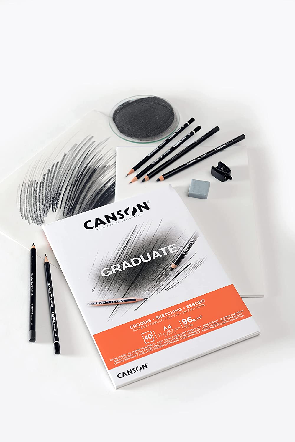 Canson® Graduate Sketching A4 || A4 كراسة رسم سكتش كانسون حجم