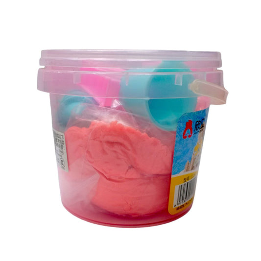 Magic Sand Orange Color || رمل سحري للاطفال لون برتقالي