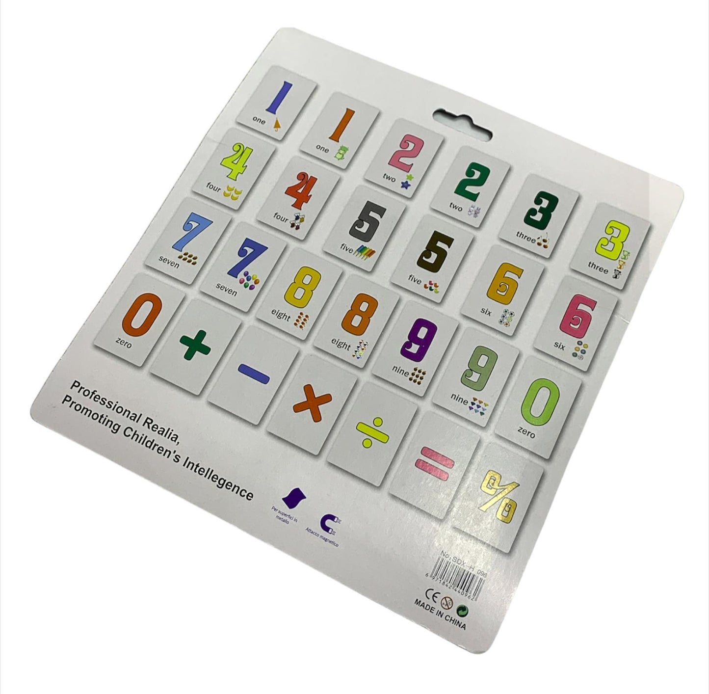 English Numbers Magnetic Cards || بطاقات سبورة ارقام انجليزية مغناطيس للصبورة