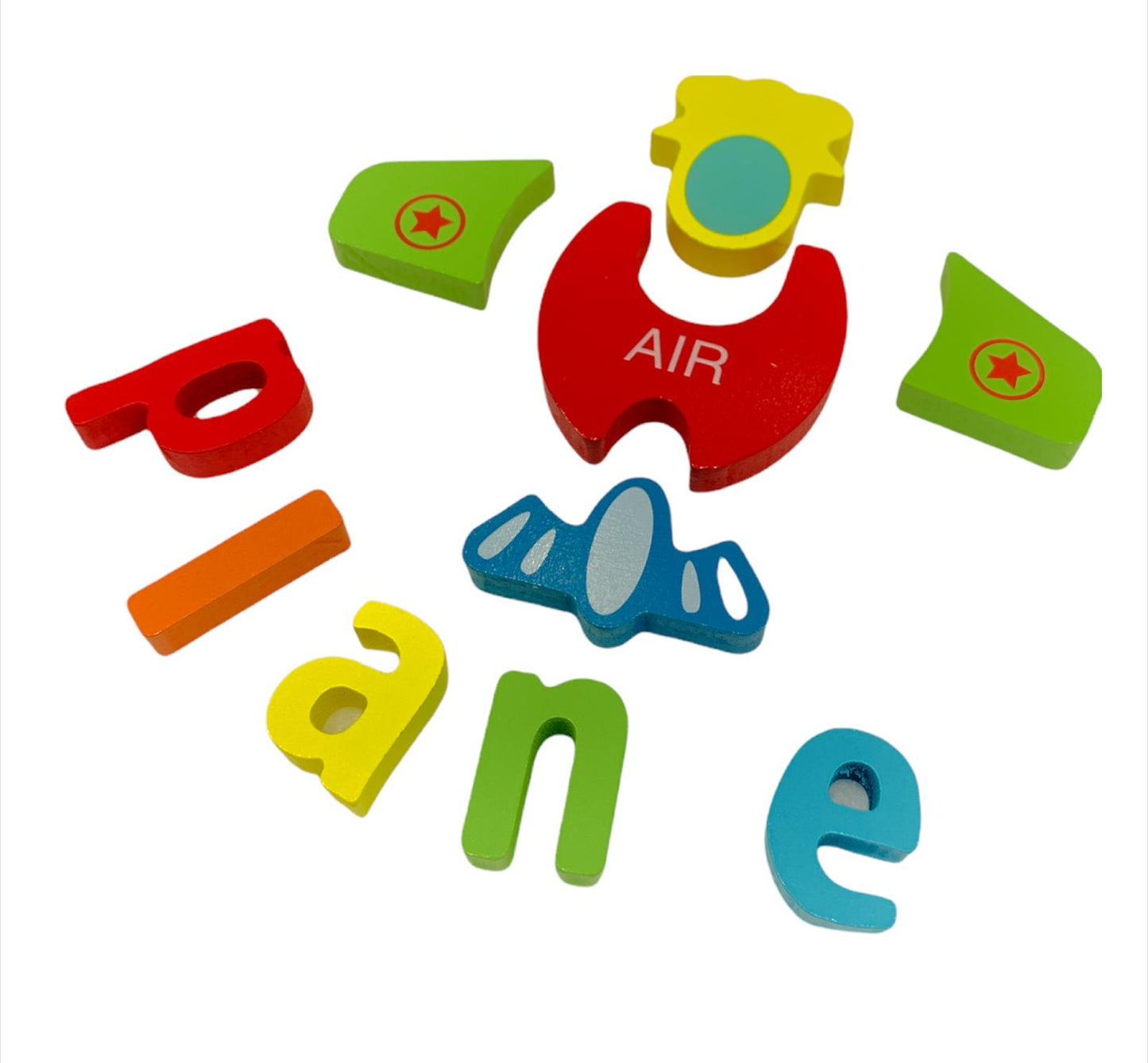 Plane Puzzle || بازل تعليمي انجليزي شكل طائرة