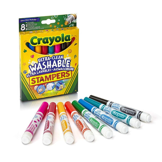 Crayola 8-ultra Clean Marker Stampers || طباعات كرايولا ٨ لون
