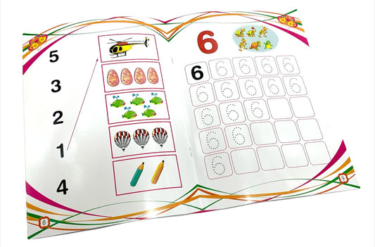 Numbers Training for Kids || كراسة تدريب ارقام لغة انجليزيه للاطفال