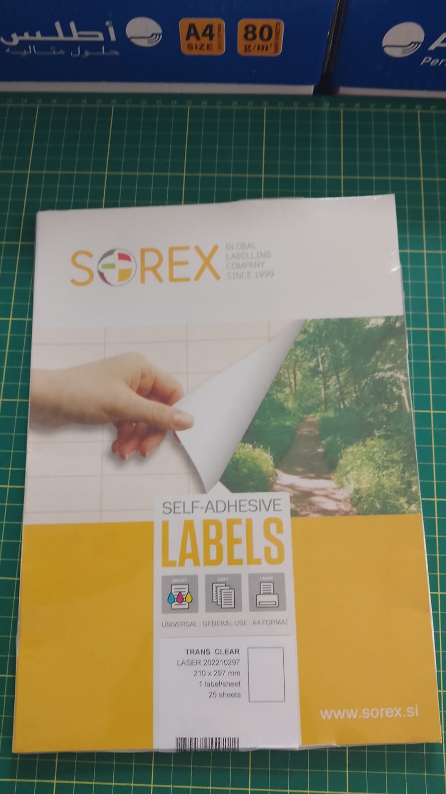 Transparent A4 Sticker 25 Pc Pack || ورق طباعه ستيكر شفاف باكيت ٢٥ حبة