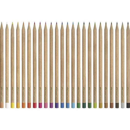 Faber Castell Natural Colour Pencils 24 || الوان خشبيه طبيعيه فيبر كستل 24 لون