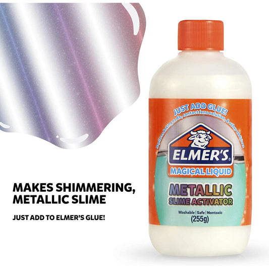 Elmer’s Metallic Slime Activator || السائل السحري المحفز لعمل السلايم الميتاليك