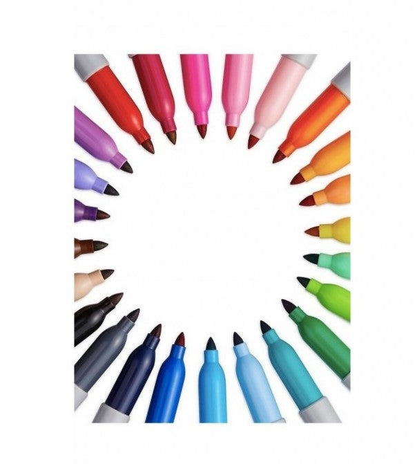 Sharpie special edition box of 20 permanent markers || الوان ماركر شاربي 20 لون