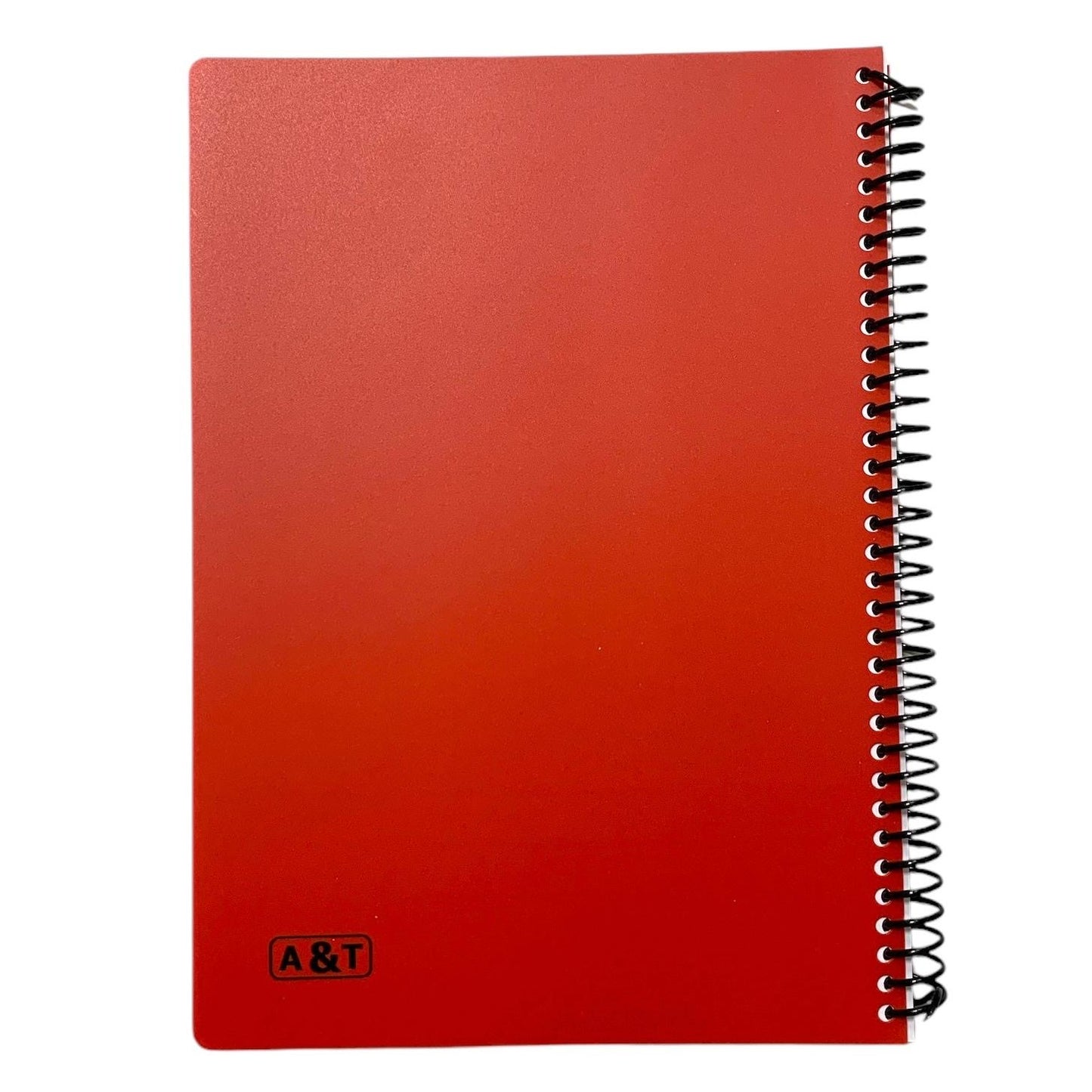 A&T Spiral Note Book 8x10 60 Pages 2 Lines Assorted Color || دفتر سلك سادة اطلس حجم 8*10عدد 60 ورقة 2 سطر انجليزي الوان مختلفة