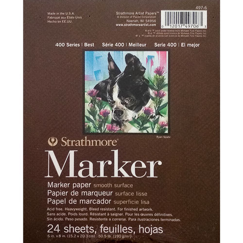 Strathmore marker paper || دفتر ورق رسم ماركر