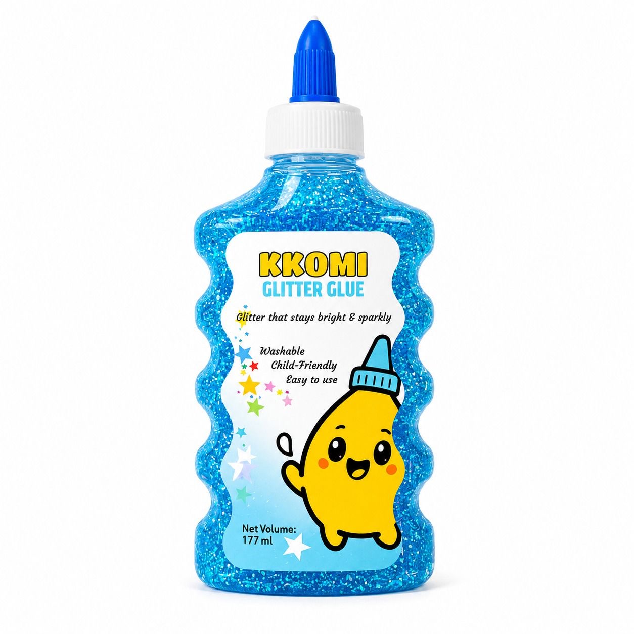 Kkomi Glitter Glue 177 ml - Blue