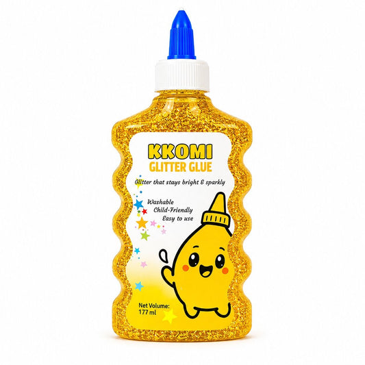 Kkomi Glitter Glue 177 ml - Yellow