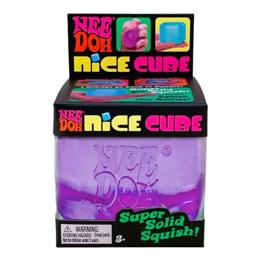 Needoh Squishy Cube Purple || نيدو سكيوشي مكعب بنفسجي