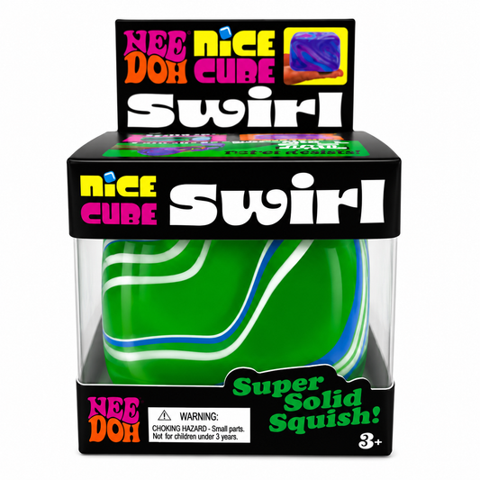 Needoh Nice Cube Swirl Green || مكعب نيدو سويرل اخضر