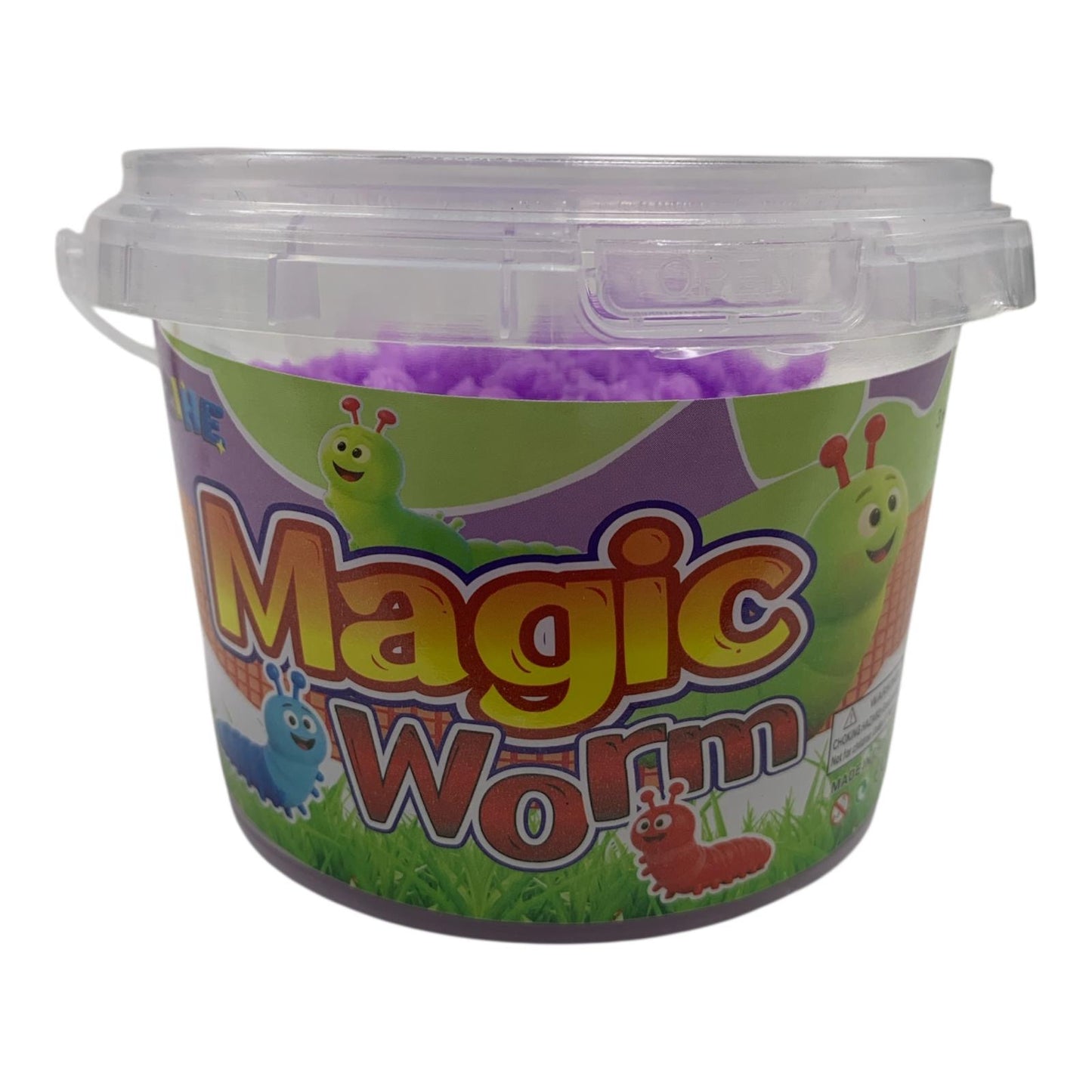 Magic Worm Clay 70g Purple || طين ماجيك اصابع ٧٠ جرام بنفسجي