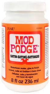 Mod Podge 236 ml || مود بودج لمنع التشقق ووضع اللمسه النهائيه