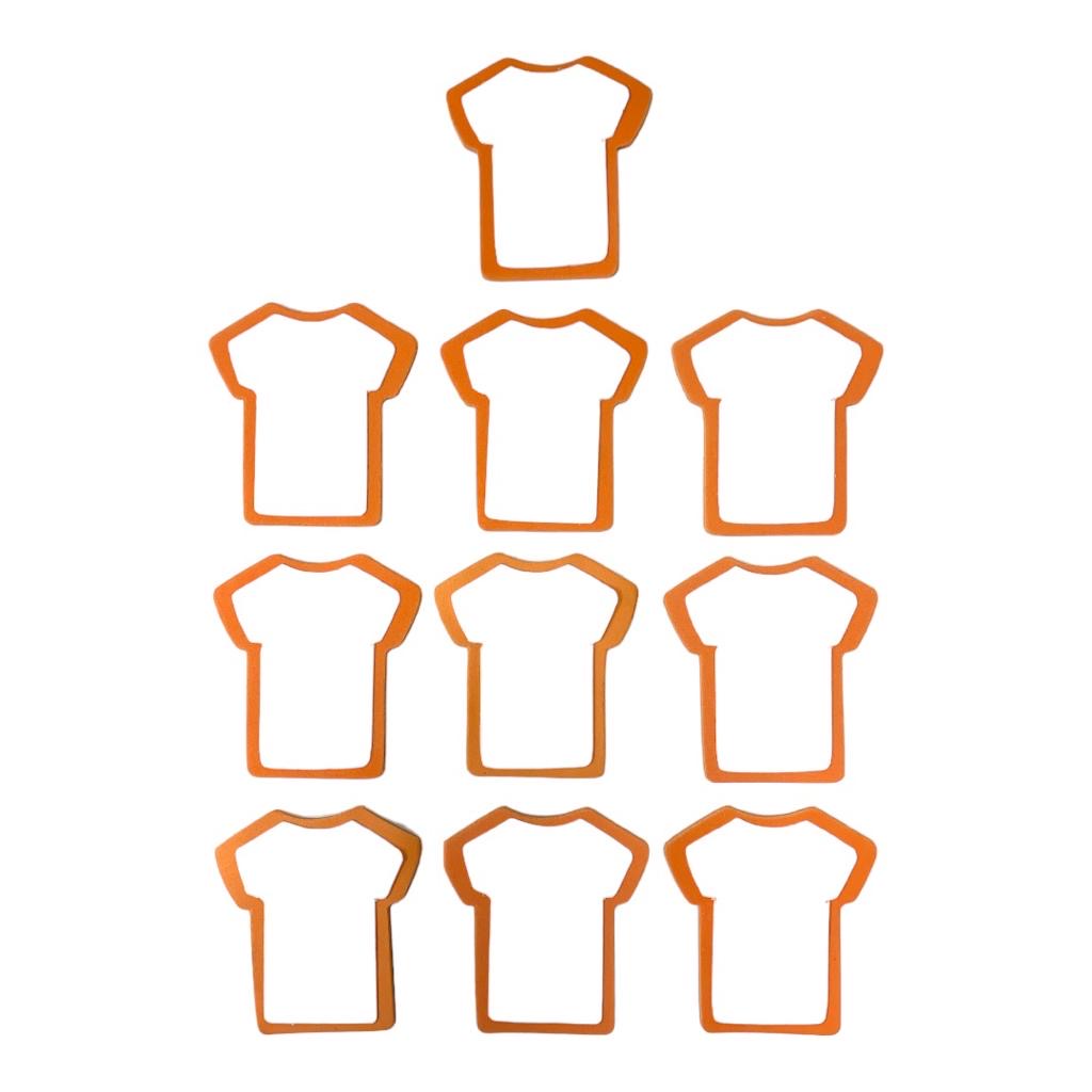 Orange Color Whiteboard Attachment T-shirt || وسائل ايضاح والعاب تربوية شكل تيشيرت لون برتقالي