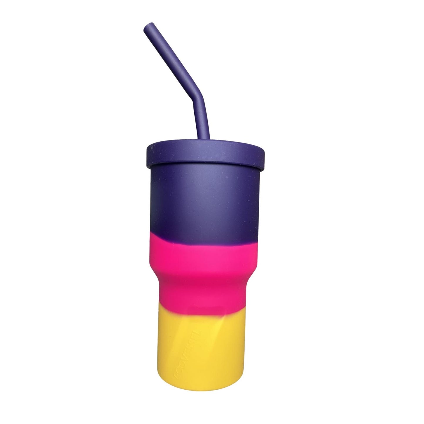 Ecovessel Unbreakable Silicone Cup 946ml Pink || كوب سيليكون ايكوفيسيل وردي ٩٤٦ مل