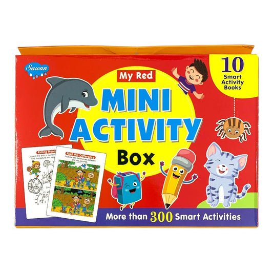 My Red Mini Activity Box || بوكس نشاطات الاطفال الاحمر