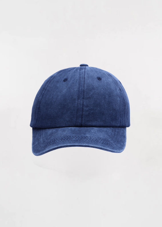 Vintage Cotton Adjustable Dad Hats plain(navy blue) || كاب بلاك كلوفر #8