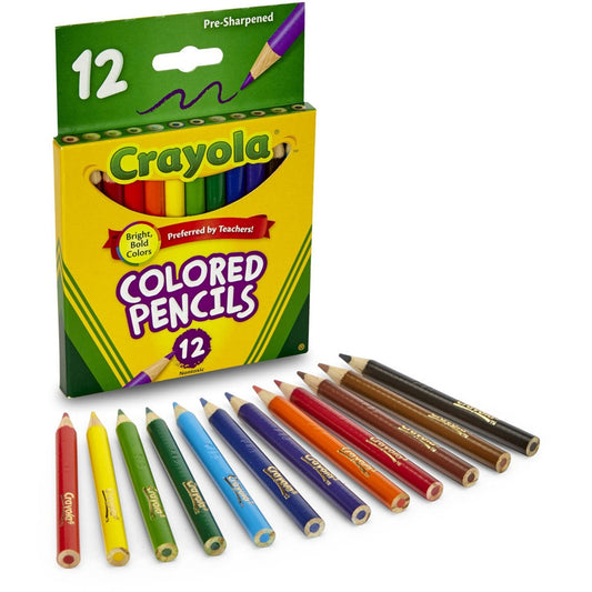 Crayola Colored Pencils 12 Colors || الوان خشبية كرايولا ١٢ لون