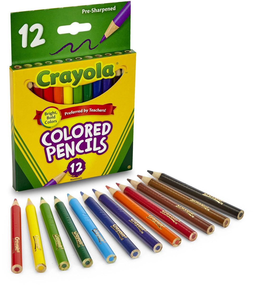 Crayola Colored Pencils 12 Colors || الوان خشبية كرايولا ١٢ لون
