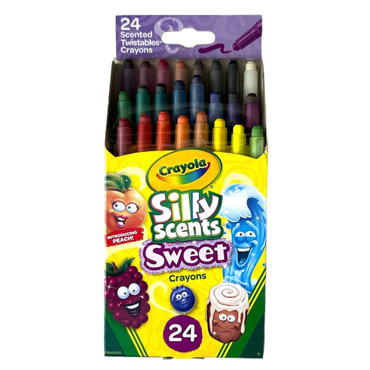 Crayola Silly Scents Twistables Crayons 24 Colors || الوان شمعية كرايولا تويست معطرة ٢٤ لون
