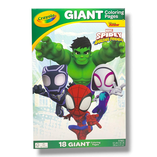 Spiderman Crayola Giant Coloring Pages || دفتر تلوين كرايولا صفحات كبيرة سبايدر مان