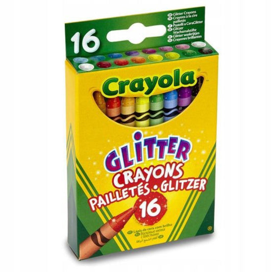 Crayola Glitter Crayons 24Colors || الوان كرايولا زري قلتر 24