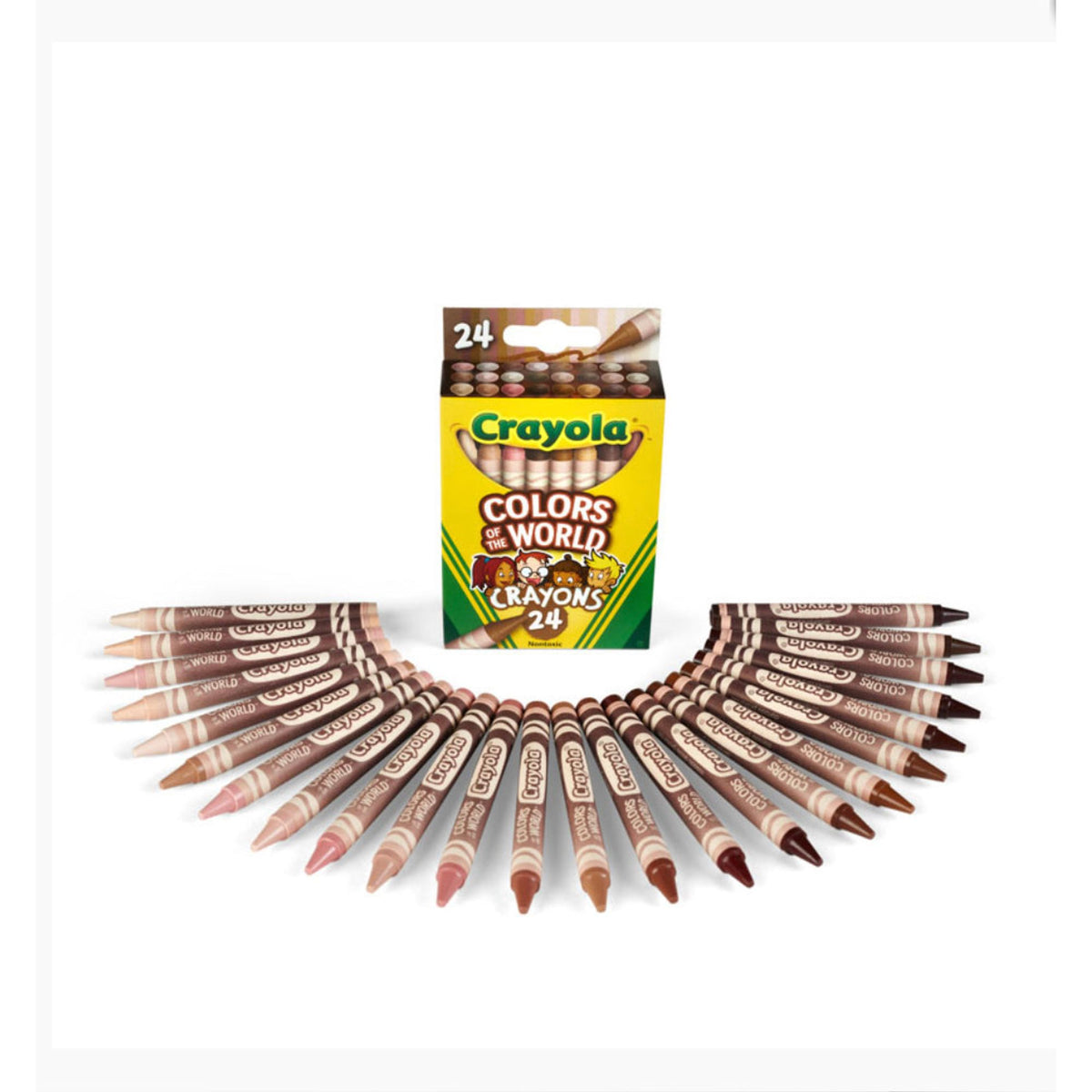 Crayola Skin Tone Crayons 24 Colors || الوان شمعية كرايولا درجات البشرة ٢٤ لون