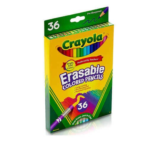 Crayola Erasable Colored Pencils 36 Colors || الوان خشبية كرايولا 36 لون