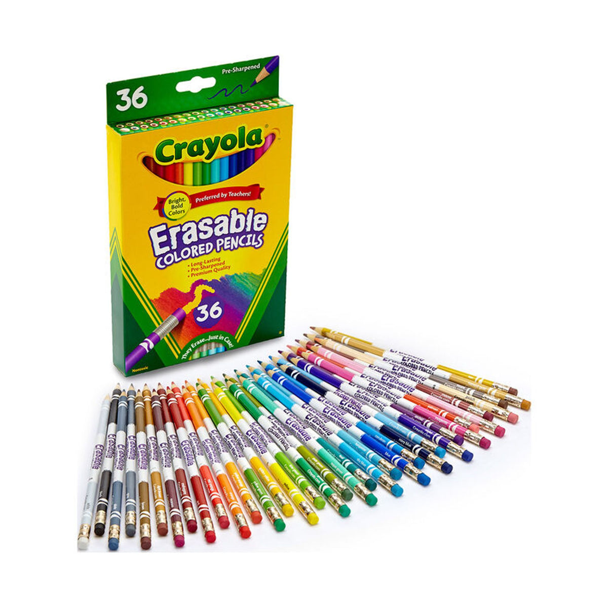 Crayola Erasable Colored Pencils 36 Colors || الوان خشبية كرايولا 36 لون