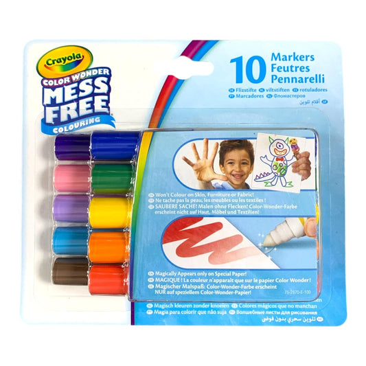 Crayola Color Wonder Mess Free Coloring 10 Markers || كرايولا كولور وندر تلوين بدون فوضى مع 10 أقلام