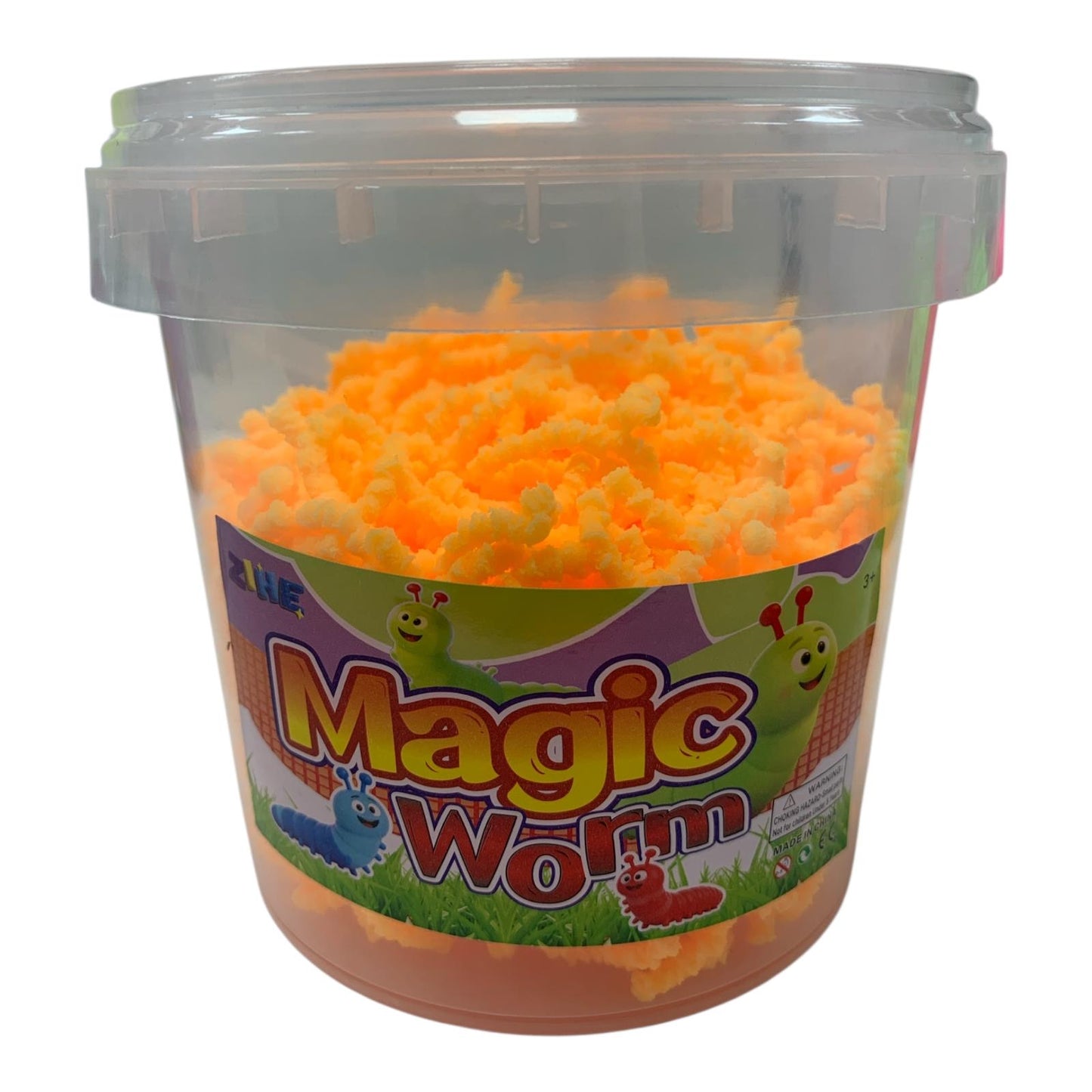 Magic Worm Clay 200 g Orange || طين ماجيك اصابع 200 جرام برتقالي