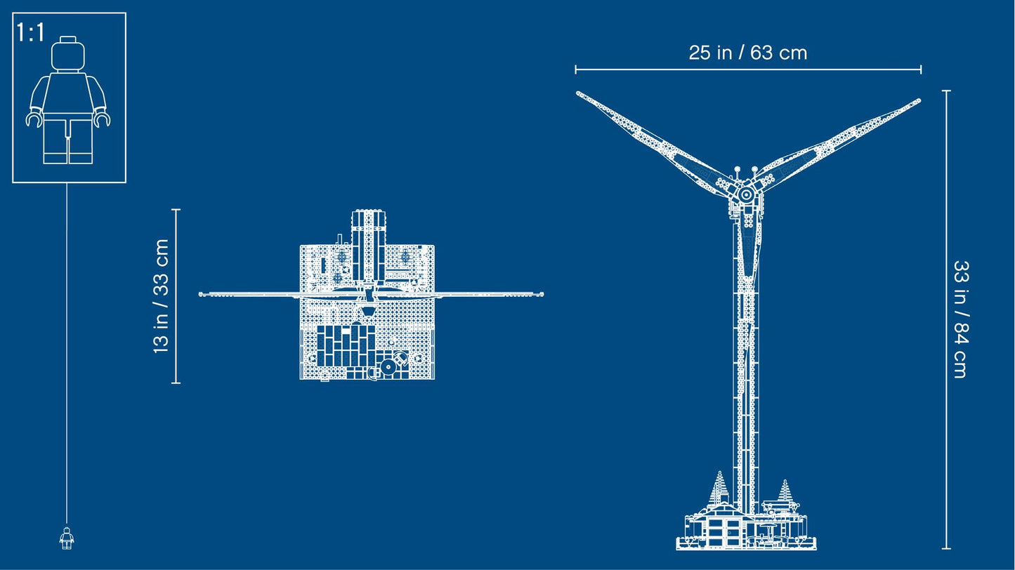 Lego Creator Wind Turbine 826 Pcs || ليقو توربينه الرياح 826 قطعه