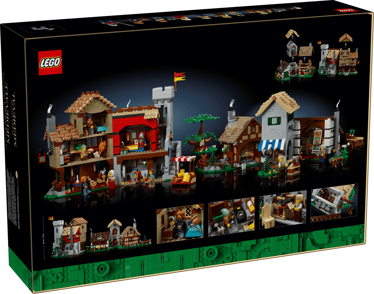 Lego MEDIEVAL TOWN SQUARE || ليقو ساحة البلدة في العصور الوسطى