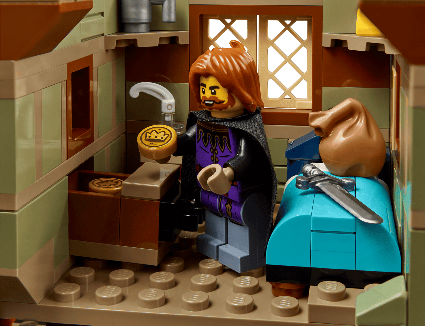 Lego MEDIEVAL TOWN SQUARE || ليقو ساحة البلدة في العصور الوسطى