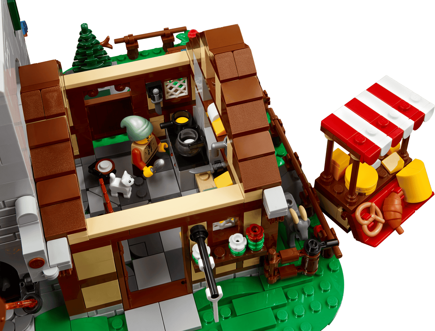 Lego MEDIEVAL TOWN SQUARE || ليقو ساحة البلدة في العصور الوسطى