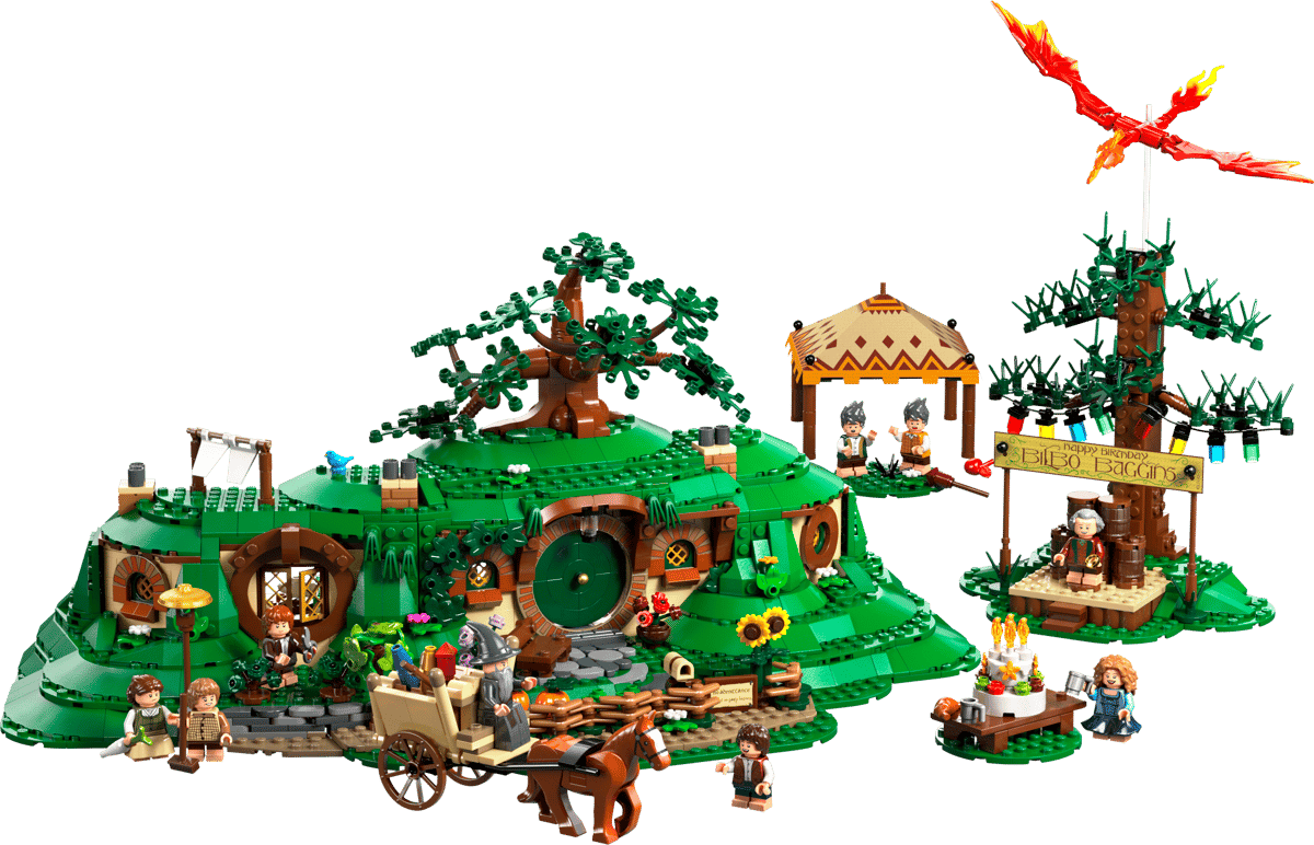 Lego THE LORD OF THE RINGS :THE SHIRE || ليغو لورد اوف ذا رينغز العرش