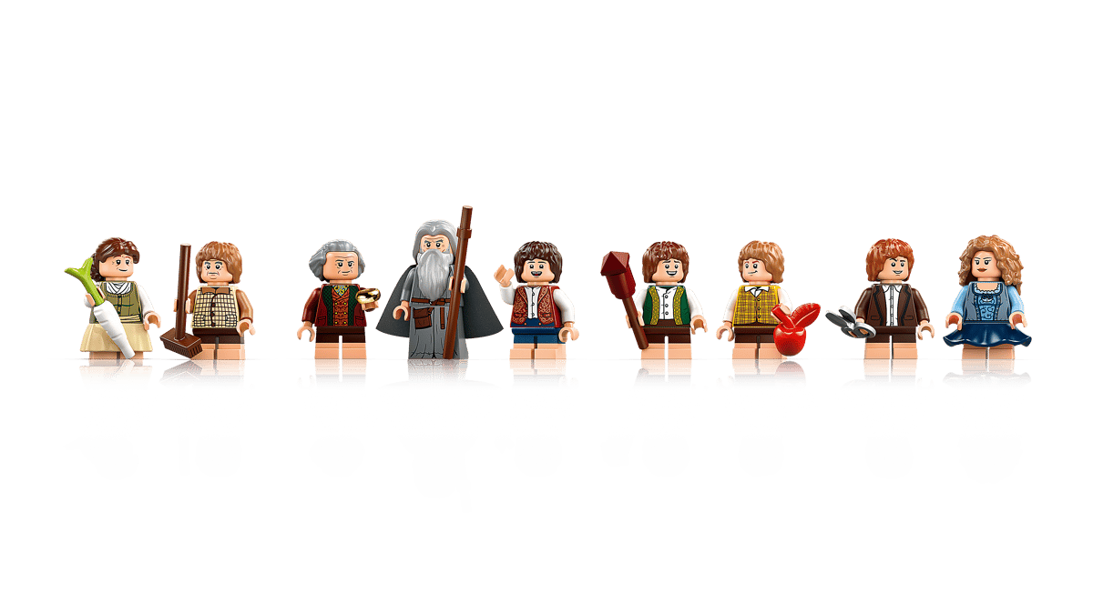 Lego THE LORD OF THE RINGS :THE SHIRE || ليغو لورد اوف ذا رينغز العرش