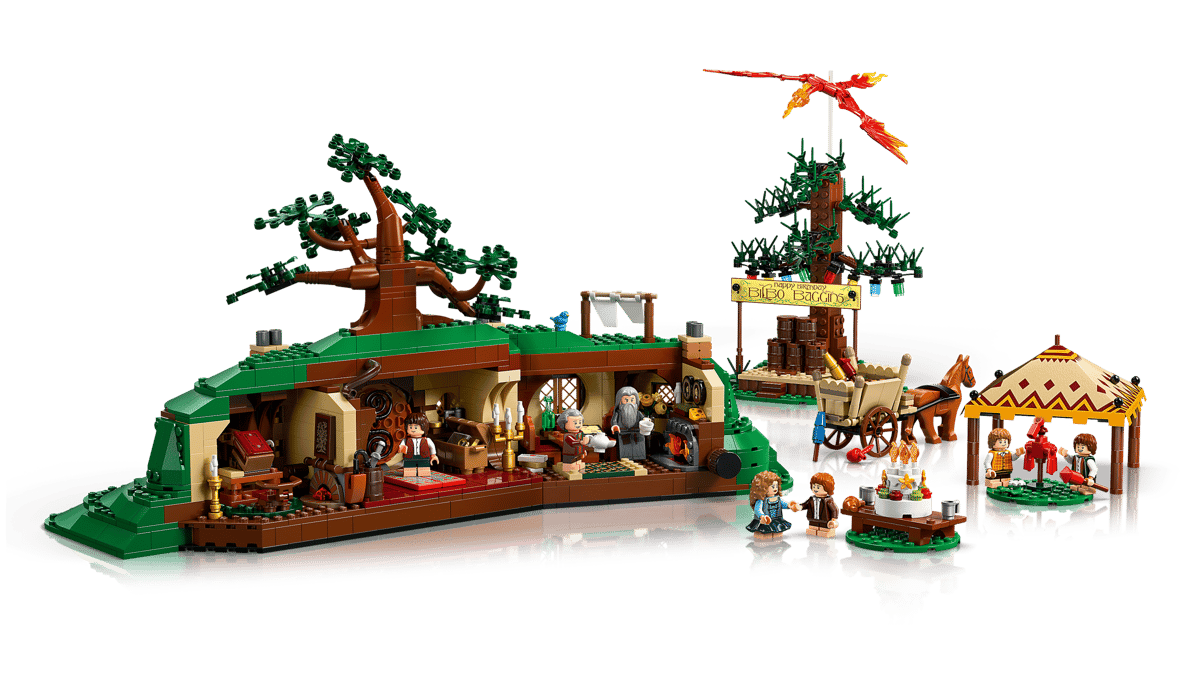 Lego THE LORD OF THE RINGS :THE SHIRE || ليغو لورد اوف ذا رينغز العرش