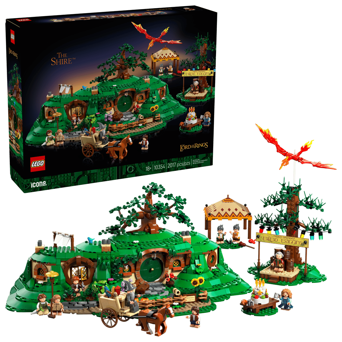 Lego THE LORD OF THE RINGS :THE SHIRE || ليغو لورد اوف ذا رينغز العرش