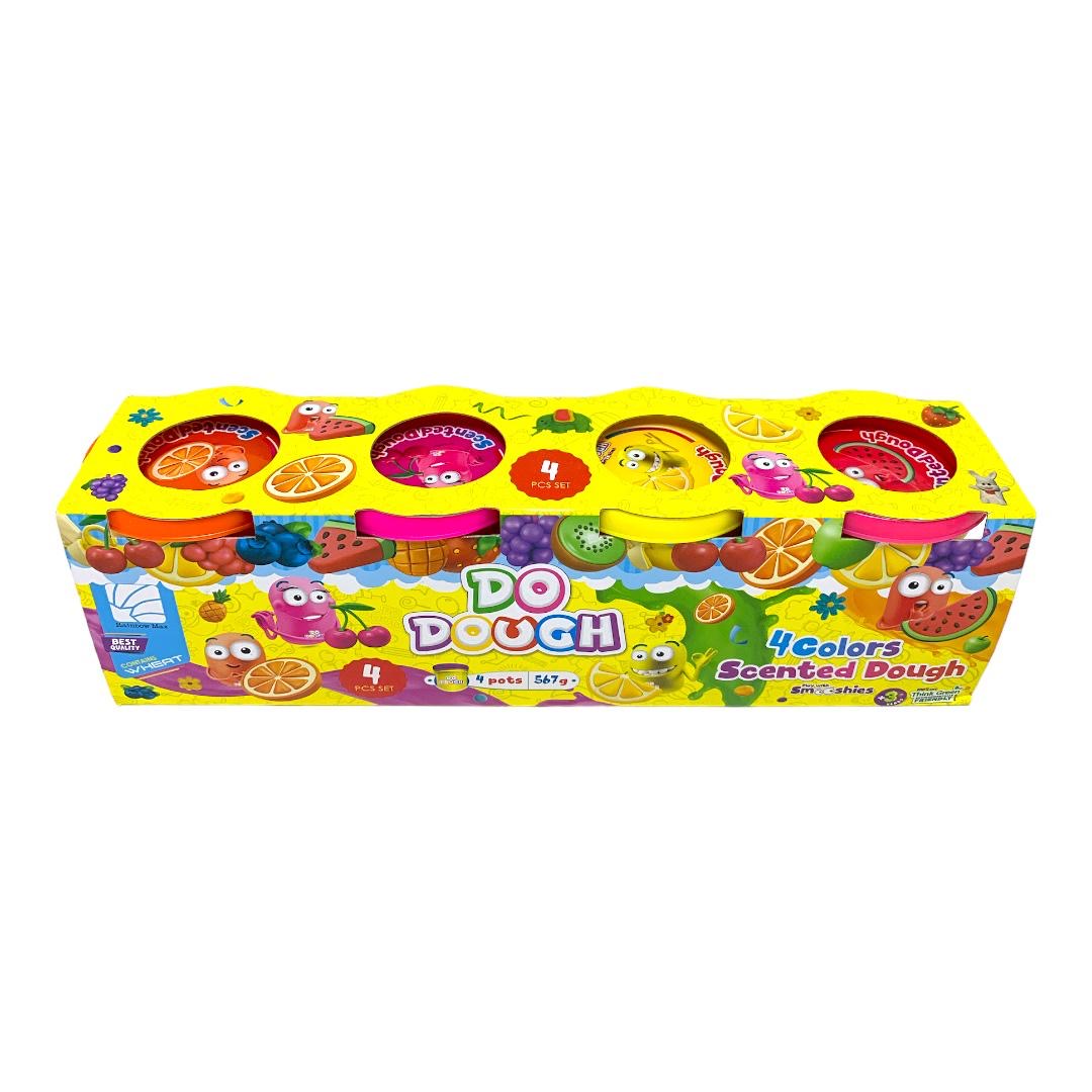 Do Dough 4 Colors Scented Dough || لعبة طين صلصال دو دوه ٤ لون معطر
