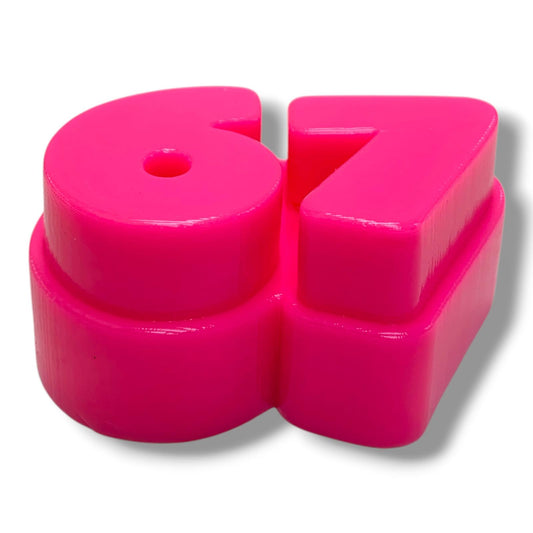 Needoh Squishy Six Seven Pink || سكوشي نيدو 67 وردي