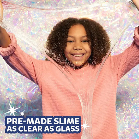 Elmers Gue Glassy Clear Transparent Slime 236 ml || سلايم المرز شفاف 236 مل امن للاطفال