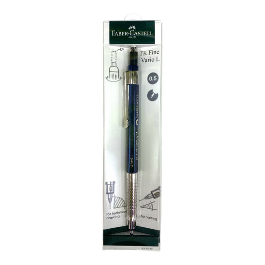 Faber Castell TK Fine Vario L 0.5 for Technical Drawing and Writing || قلم رصاص فيبر كاستل مقاس ٠.٥ مل للرسم والكتابة