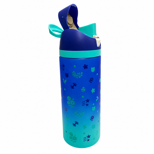 Water Bottle Rose Print Designs 850 ml #2  || مطارة ماء تصميم ورود 850 مل #2