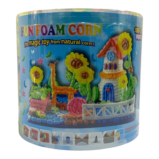 Fun Foam Corn 1000-1200 Puffs #2 || لعبة تركيب بف الذرة ١٠٠٠-١٢٠٠  حبة #٢