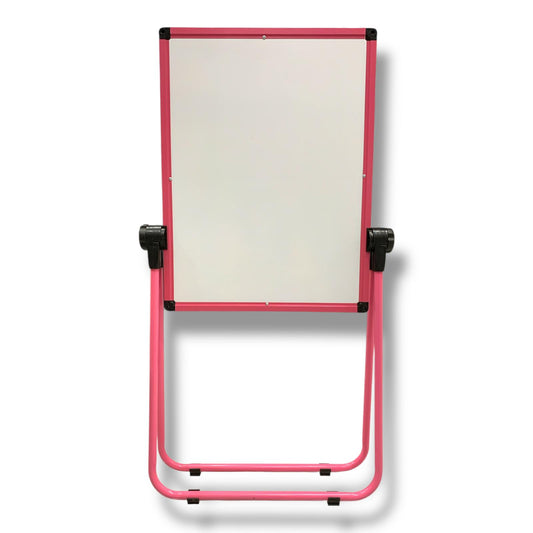 A&T U Shaped Flip Whiteboard 45 x 60 cm Pink || وايت بورد سبورة بيضاء شكل يو مقاس ٤٥ * ٦٠ سم وردي