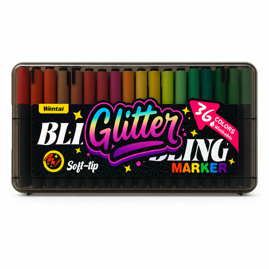 Bling Glitter Marker 36 Color || الوان جليتر ماركر بلينغ 36 لون