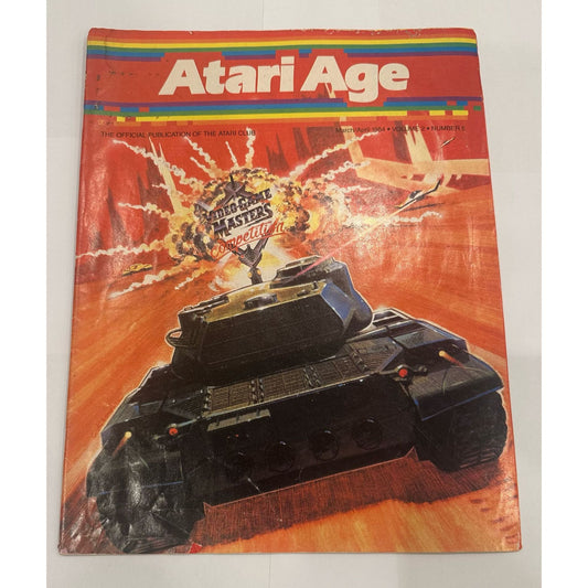 Atari Magazines 2 Pcs issues 4,5 years 1983,1984 || مجموعة من نسختين لمجلة اتاري  الاعداد ٢-٤و٥ لسنة - ١٩٨٣ و ١٩٨٤
